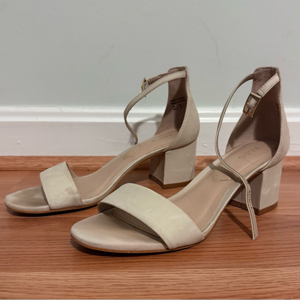 ALDO Villarosa Bone Block Heel Sandal